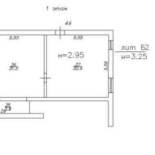 Объявление 2-к квартира, 66м2, 1/2 эт