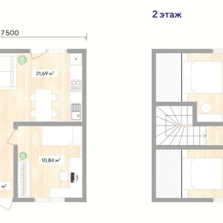 Объявление Дом, 84м2, 2 эт, 4 сот.