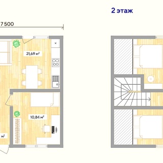 Объявление Дом, 84м2, 2 эт, 4 сот.
